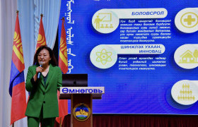 УИХ-ын гишүүн Д.Ганмаа Өмнөговь аймагт ажиллав