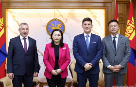 Улсын Их Хурлын дэд дарга Х.Булгантуяа Хорватын парламентын төлөөлөгчдийг хүлээн авч уулзав